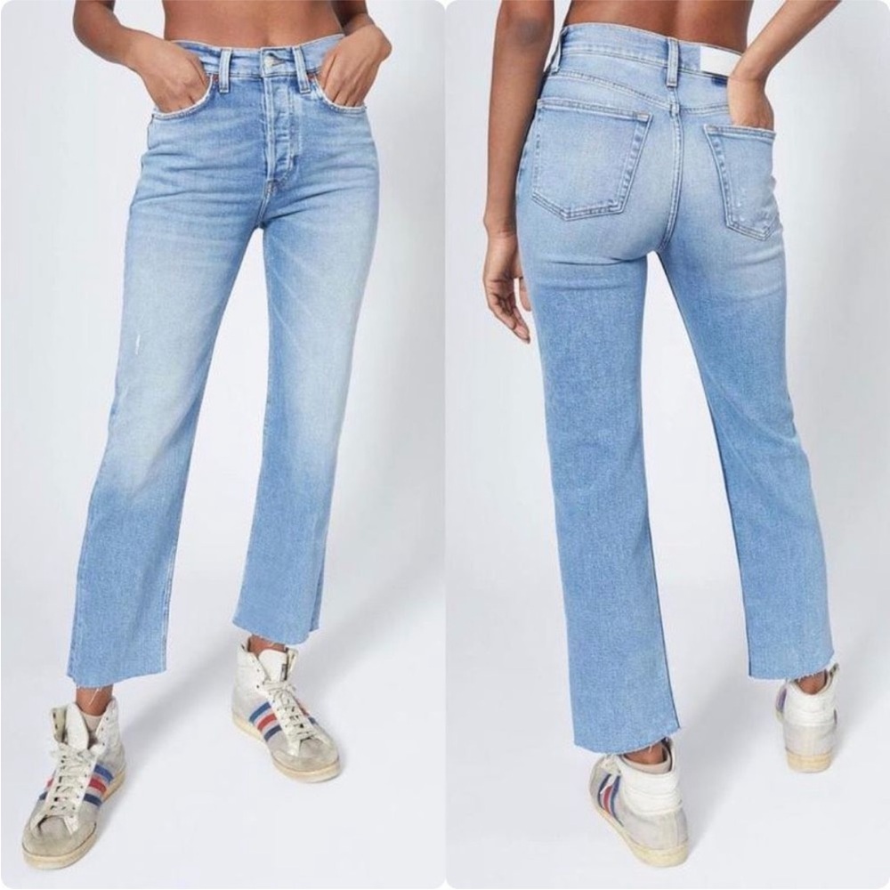 Re/Done 70’s Stove Pipe Straight Leg Jeans